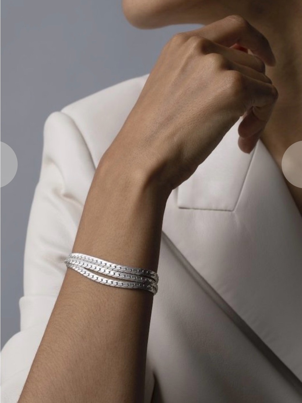 Jenny Bird Triple Chain Bracelet - 7”